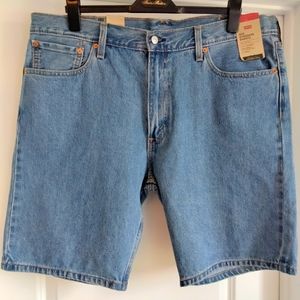 NWT 40 Levi's 405 Standard Denim Jean Shorts Medium-Light Wash